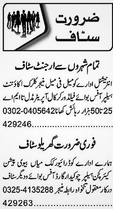 Private Group Multan Jobs